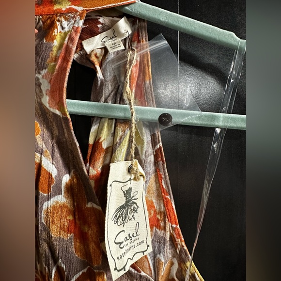 NWT Easel wide leg romper sz Medium - Picture 6 of 10